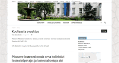 Desktop Screenshot of pikavere.edu.ee